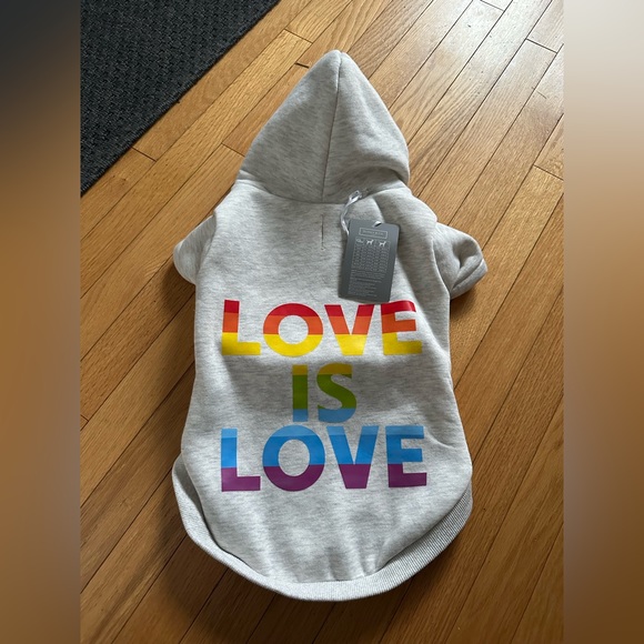 Sydney & Co Love is Love Dog Sweater (M) Pride - Picture 1 of 3